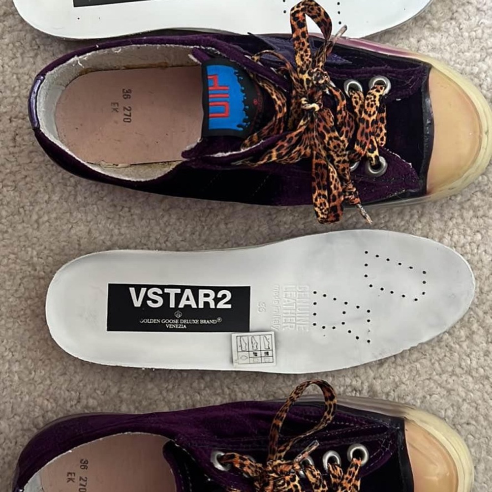golden goose purple velvet 36 Authentic - Picture 6 of 8
